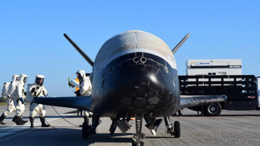 U.S. Air Force's X-37B Spaceplane Lands at Kennedy Space Center
