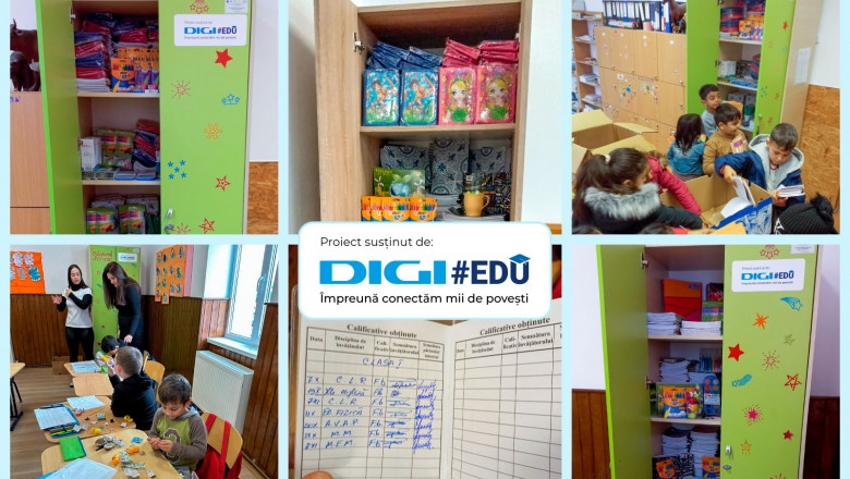 Grupul DIGI, împreună cu Asociația "Îngeri pentru Suflete", ajută 400 de elevi din Arad să continue școala