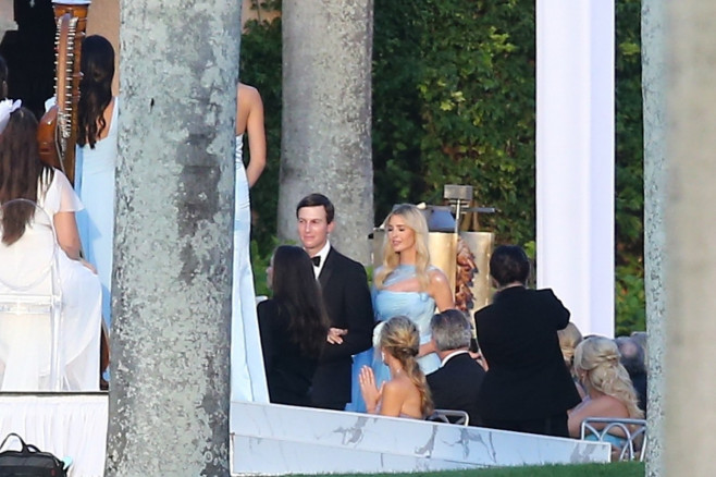 Ivanka Trump and Jared Kushner attend Tiffany Trump's wedding in Palm Beach