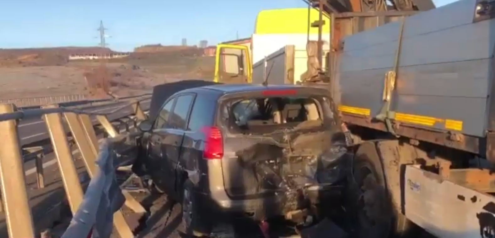 Accident cu 13 mașini pe Autostrada A3 Transilvania. Circulația este blocată