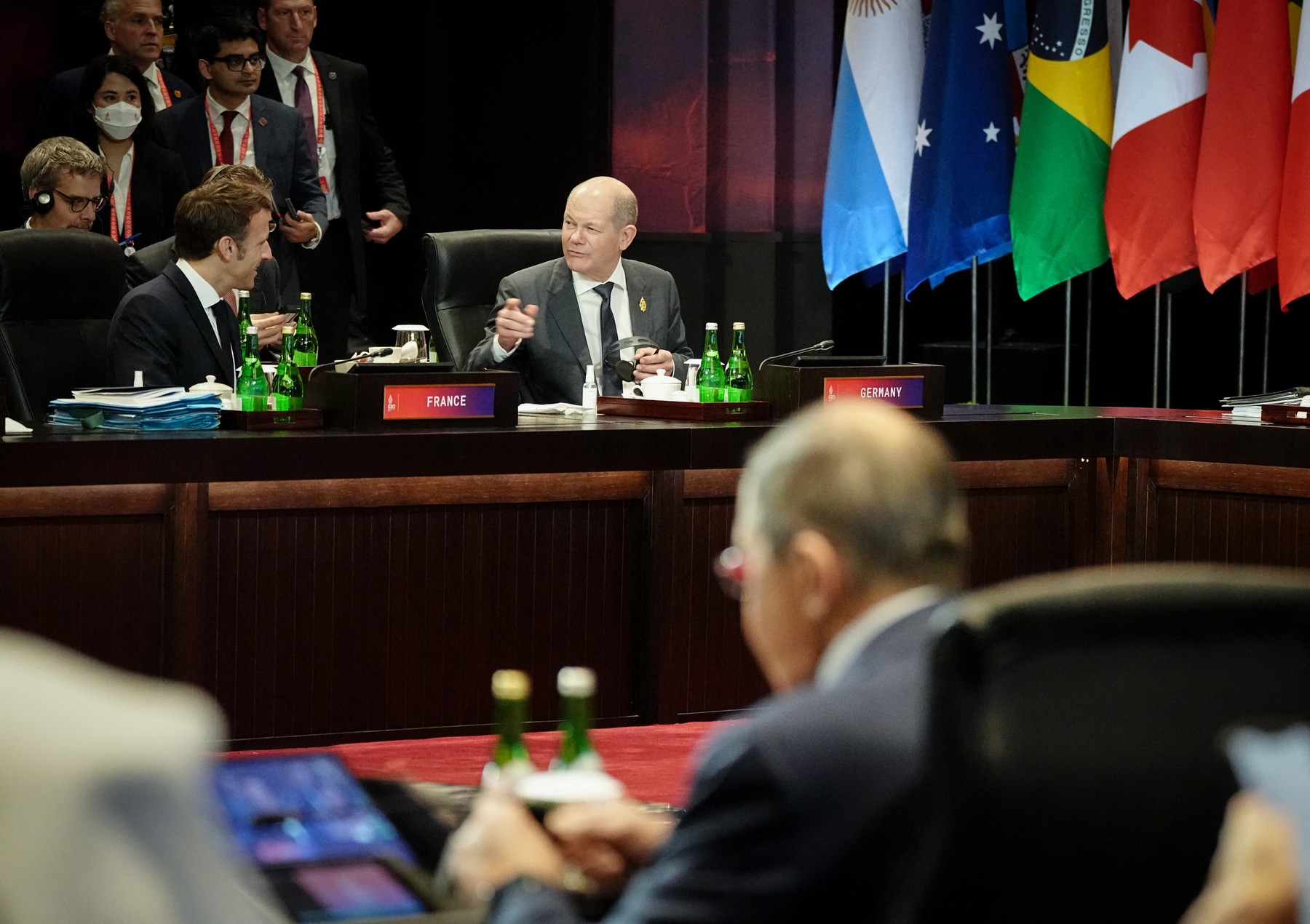 Scholz spune cum a fost discuția cu Lavrov la G20: A stat lângă mine și a spus câteva propoziții
