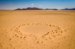 Fairy circles In desert, Namibia