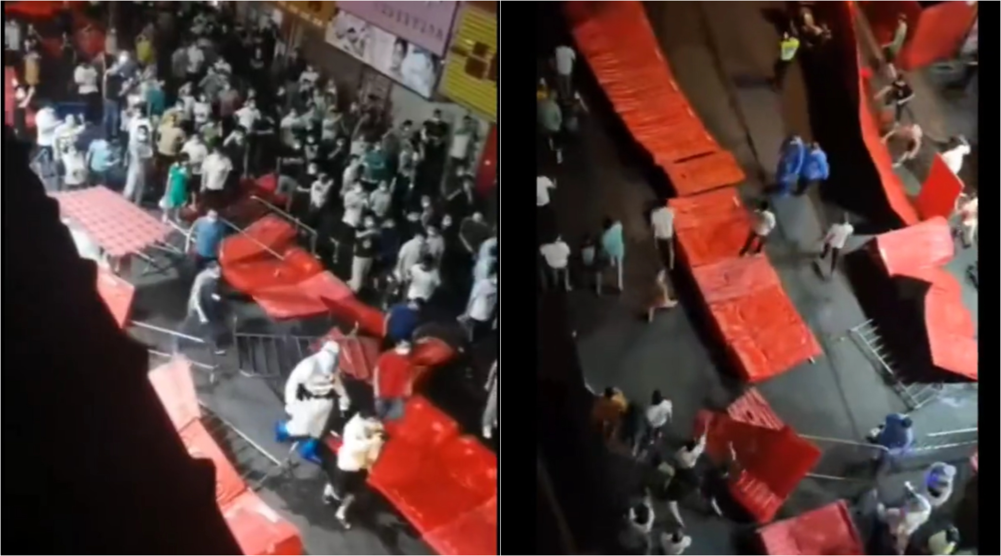 Revoltă violentă în China. Oamenii disperați au distrus barierele din fața caselor unde sunt închiși cu forța sub pretextul carantinei
