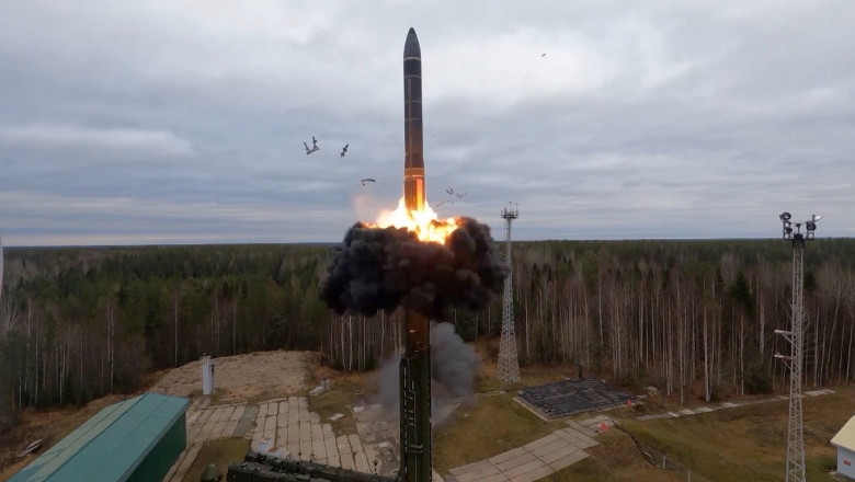 Rachetă balistică lansată de Rusia într-un exercițiu militar