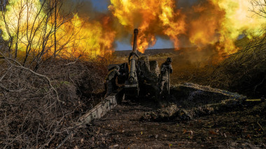 sistem de artilerie trage în Ucraina