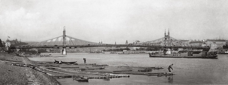 Franz-Joseph's Bridge in Budapest.