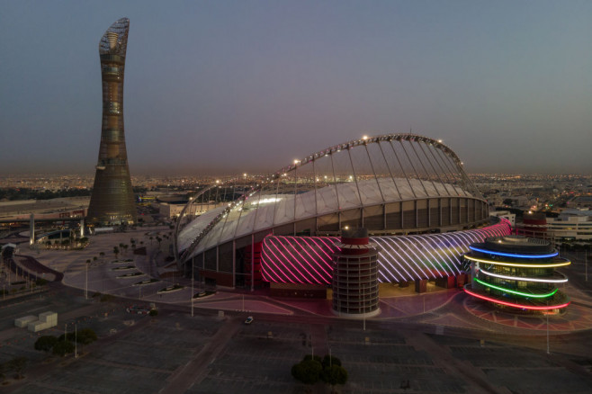 Aerial Views Of FIFA World Cup Qatar 2022 Venues