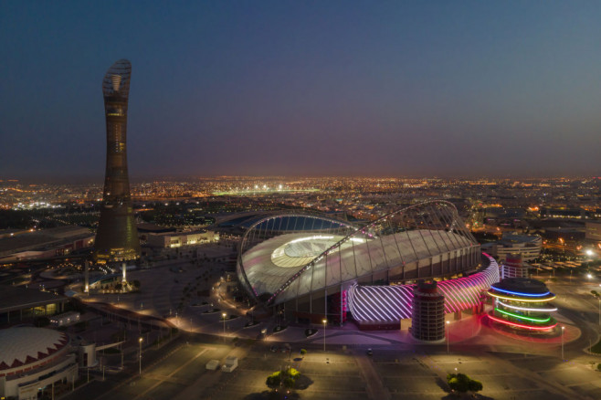 Aerial Views Of FIFA World Cup Qatar 2022 Venues