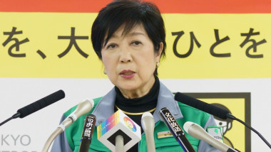 Guvernatoarea orașului Tokyo, Yuriko Koike.