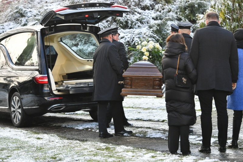 Funeral for a vicitim of an explosion in Przewodow