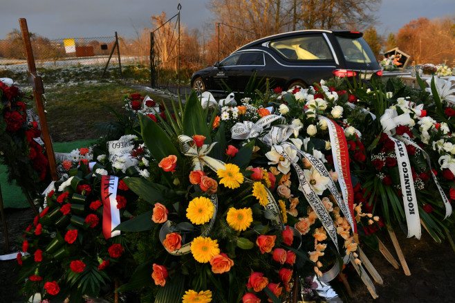 Funeral for a vicitim of an explosion in Przewodow