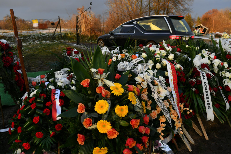 Funeral for a vicitim of an explosion in Przewodow