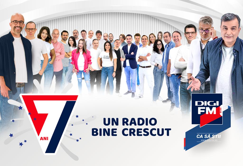 Digi FM aniversează 7 ani de radio bine crescut și premiază fidelitatea ascultătorilor cu 10.000 de lei