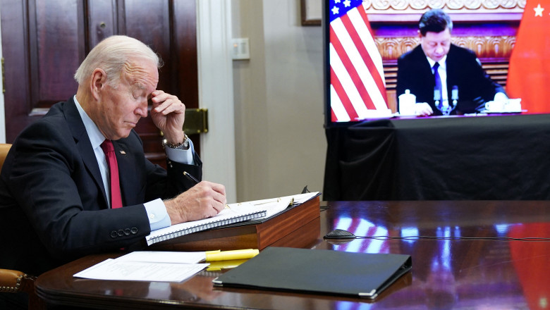 Joe Biden și Xi Jinping discută în teleconferință