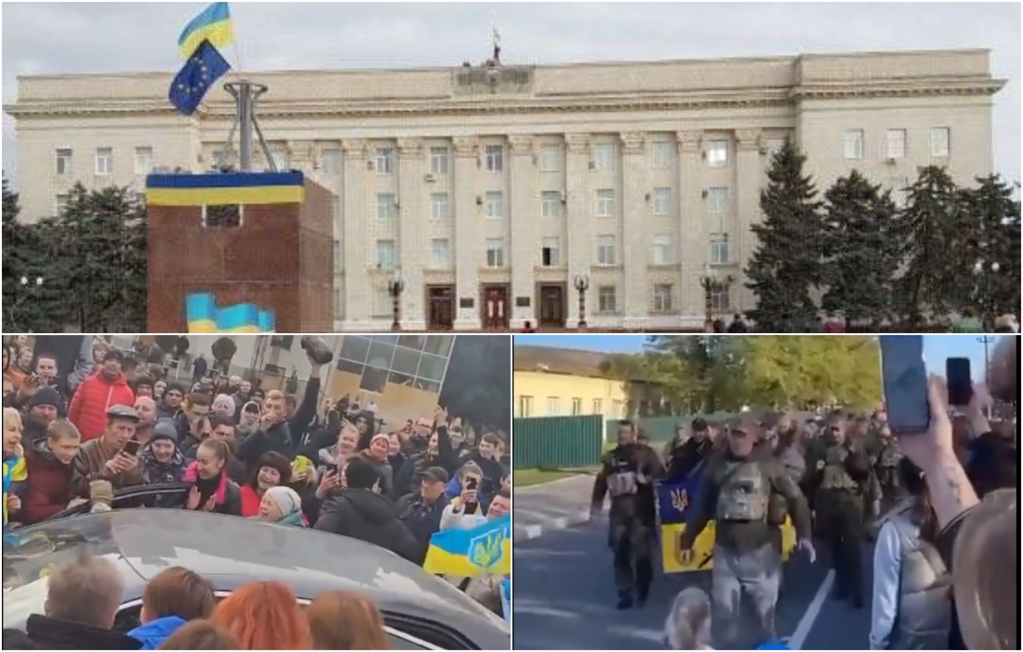 Volodimir Zelenski salută o zi „istorică" după recucerirea Hersonului