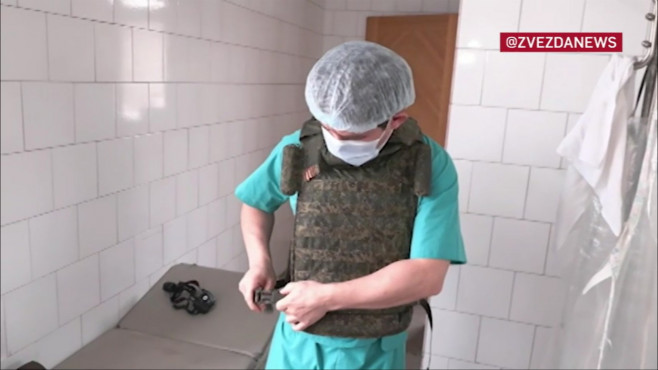 Doctors from the Mandryk Hospital 'saved life of Russian soldier performing performing unique surgery'.