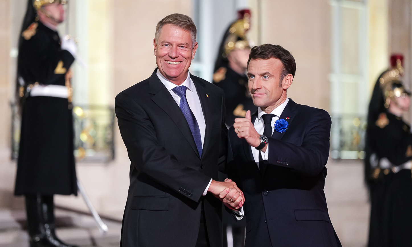 Iohannis s-a întâlnit cu Macron: „Franța e un susținător al aderării României la Spațiul Schengen”