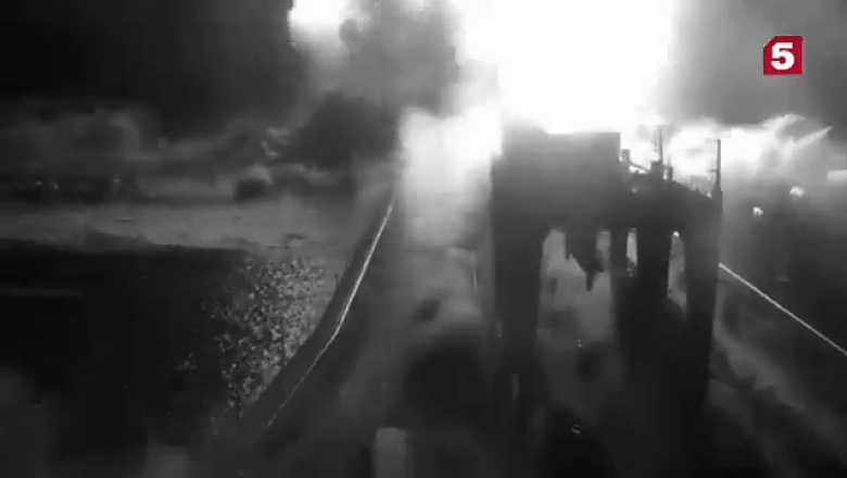 O parte din barajul de peste râul Nipru din Herson a fost aruncată în aer. Momentul exploziei