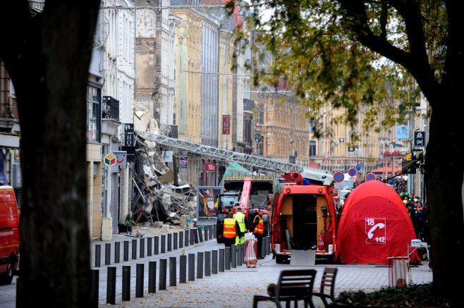 A Building Collapses In Lille, France - 12 Nov 2022