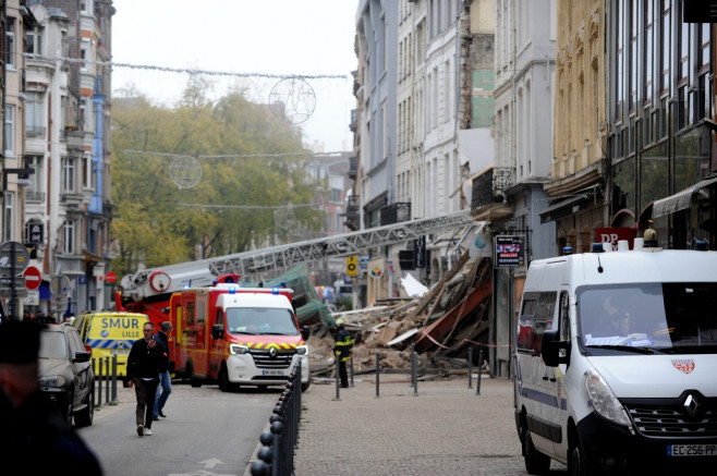 A Building Collapses In Lille, France - 12 Nov 2022