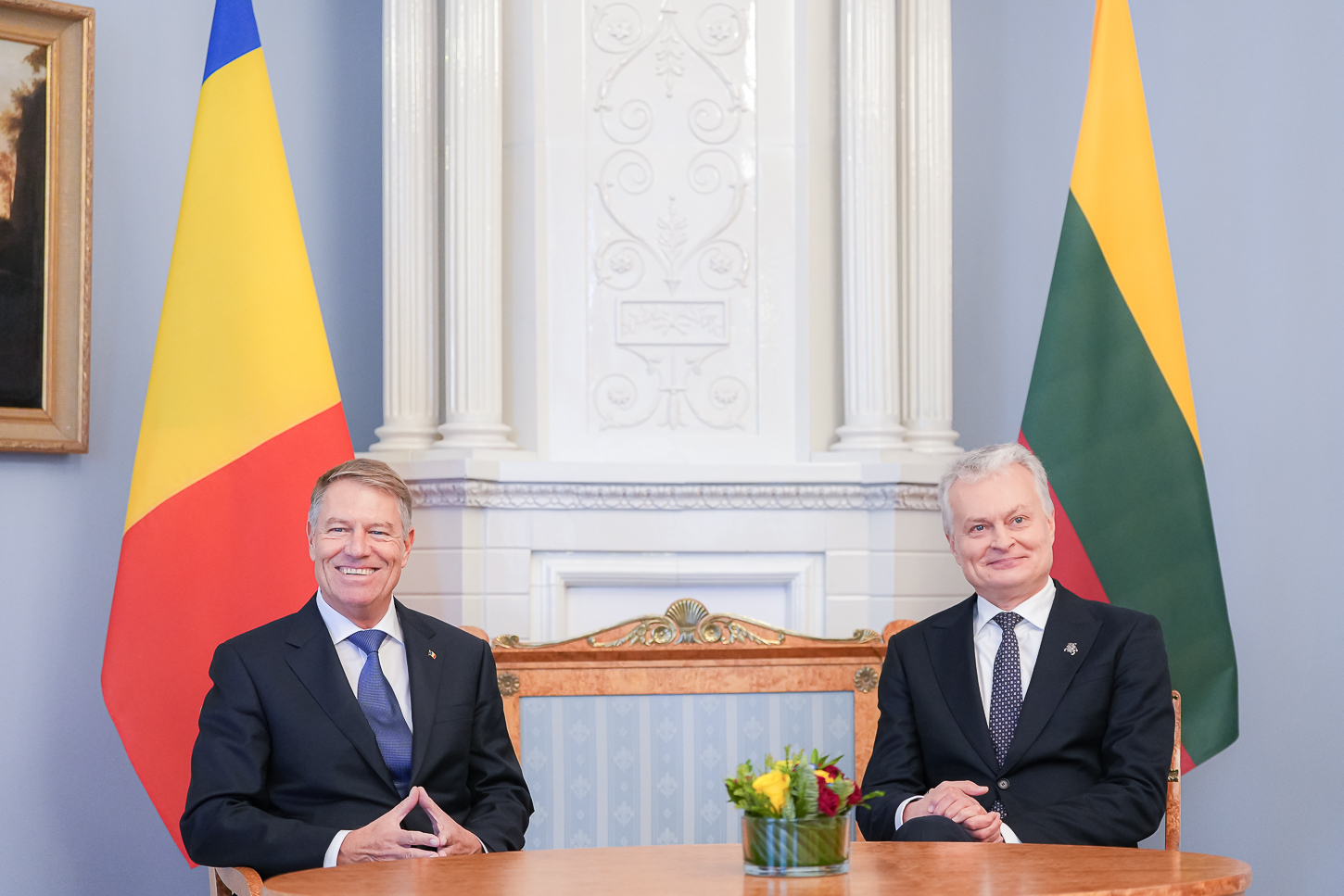 Klaus Iohannis s-a întâlnit cu președintele Lituaniei: „Am transmis aprecierea pentru sprijinul pentru aderarea la Schengen”