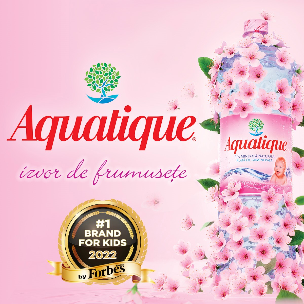 (P) Aquatique, cea mai bună apă minerală plată pentru copii