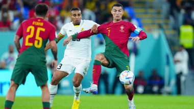 Fază de joc din meciul Portugalia Ghana de la CM 2022