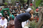 Friday prayer amid the ruins after earthquake in Cianjur