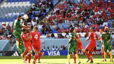 Fază de joc din meciul Elveția - Camerun de la CM 2022