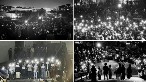 "Pleacă, Xi Jinping!". Studenții protestează în China, manifestațiile fără precedent s-au extins din cauza blocajelor Covid