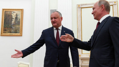 Igor Dodon si Vladimir Putin