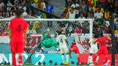 Fază de joc din meciul Ghana - Coreea de Sud de la CM 2022
