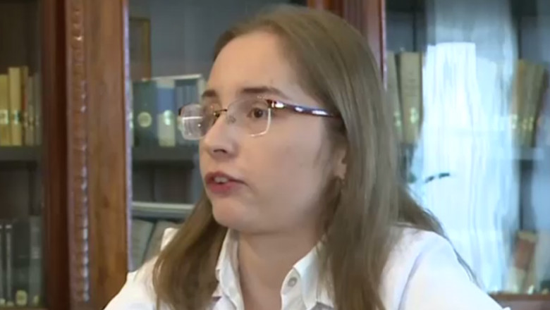 Andreea Iordăchescu vorbește cu reportul Digi24.