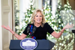 First Lady Jill Biden Delivering a Holiday Message of Unity and Hope in Washington - 28 Nov 2022