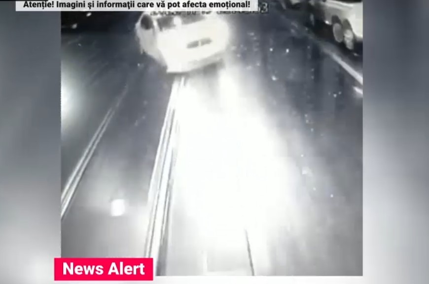 VIDEO Momentul accidentului din București, în care un taximetrist a murit și alți 4 oameni au fost răniți