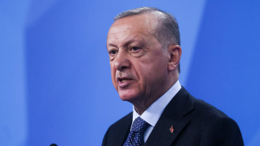 Erdogan susține un discurs
