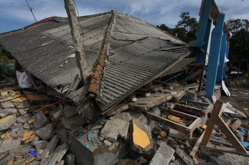 Aftermath Of Cianjur Earthquake Disaster