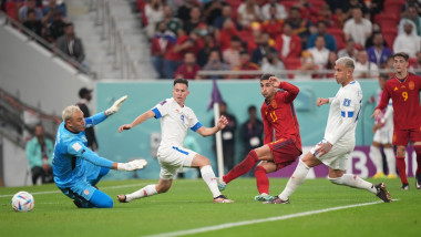 Fază de joc din meciul Spania - Costa Rica de la CM 2022