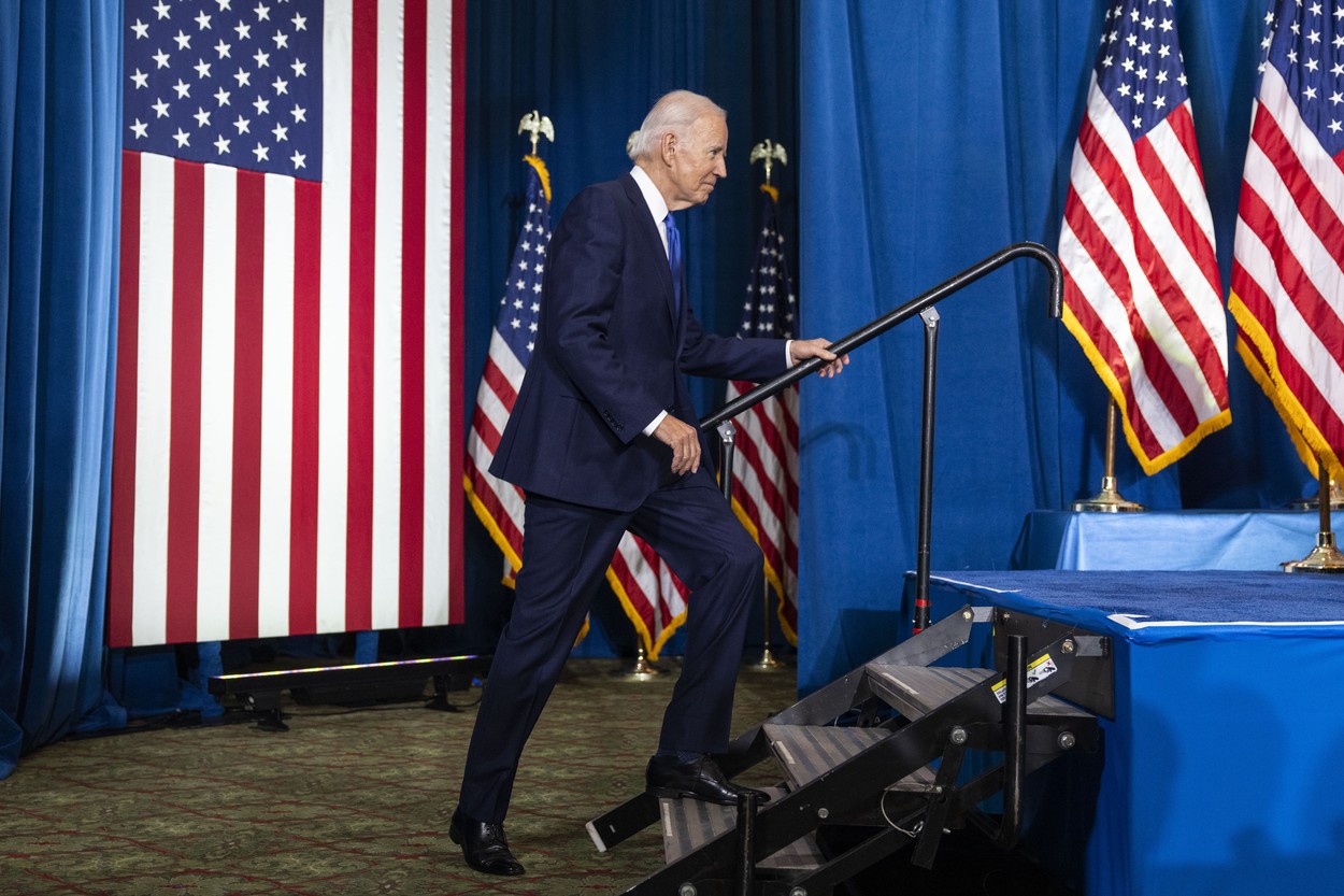 Biden a scandat numele SUA, de la pupitrul prezidenţial, după victoria americanilor la Cupa Mondială din Qatar