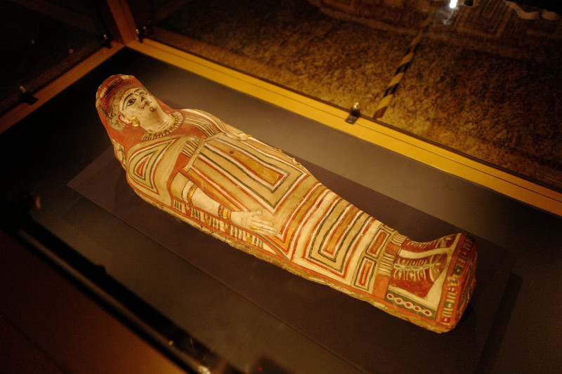 Sarcofag mumie Egiptul antic