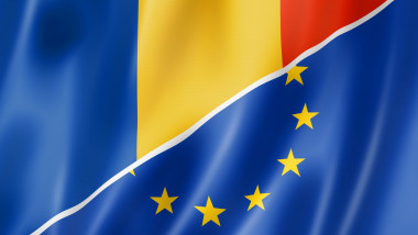 Steagurile României și UE