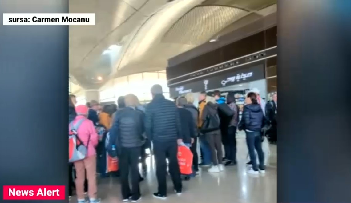 100 de români, blocați pe aeroportul din Amman. MAE face demersuri pentru întoarcerea lor în siguranţă în ţară
