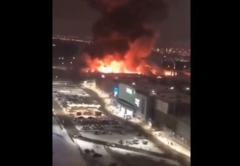 Incendiu de proporții în apropiere de Moscova, autoritățile suspectează un "act criminal"