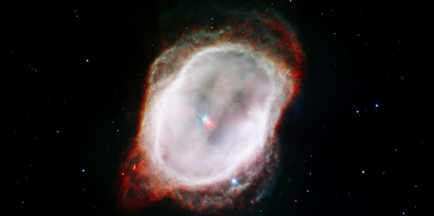 FOTO Telescopul James Webb a dezlegat misterul unei nebuloase bizare care înconjoară o stea aflată pe moarte