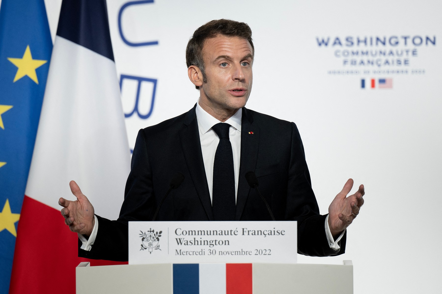 Emmanuel Macron le-a spus congresmenilor americani că măsurile economice ale administrației Biden sunt „super agresive”