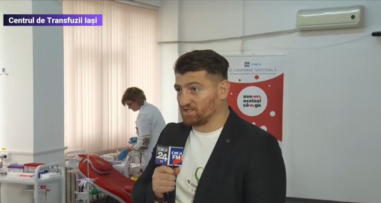 „Avem același sânge”. Cătălin Moroșanu: „Sângele apă nu se face. Haideți să facem o faptă bună de Ziua Națională. Donați sânge”