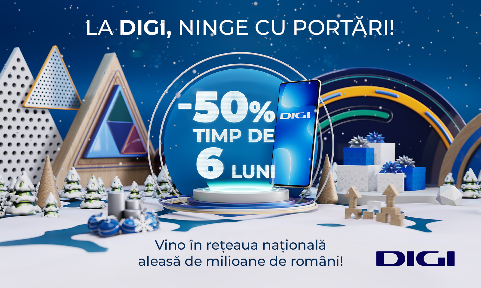 La DIGI ninge cu oferte la portarea în „Rețeaua Națională”