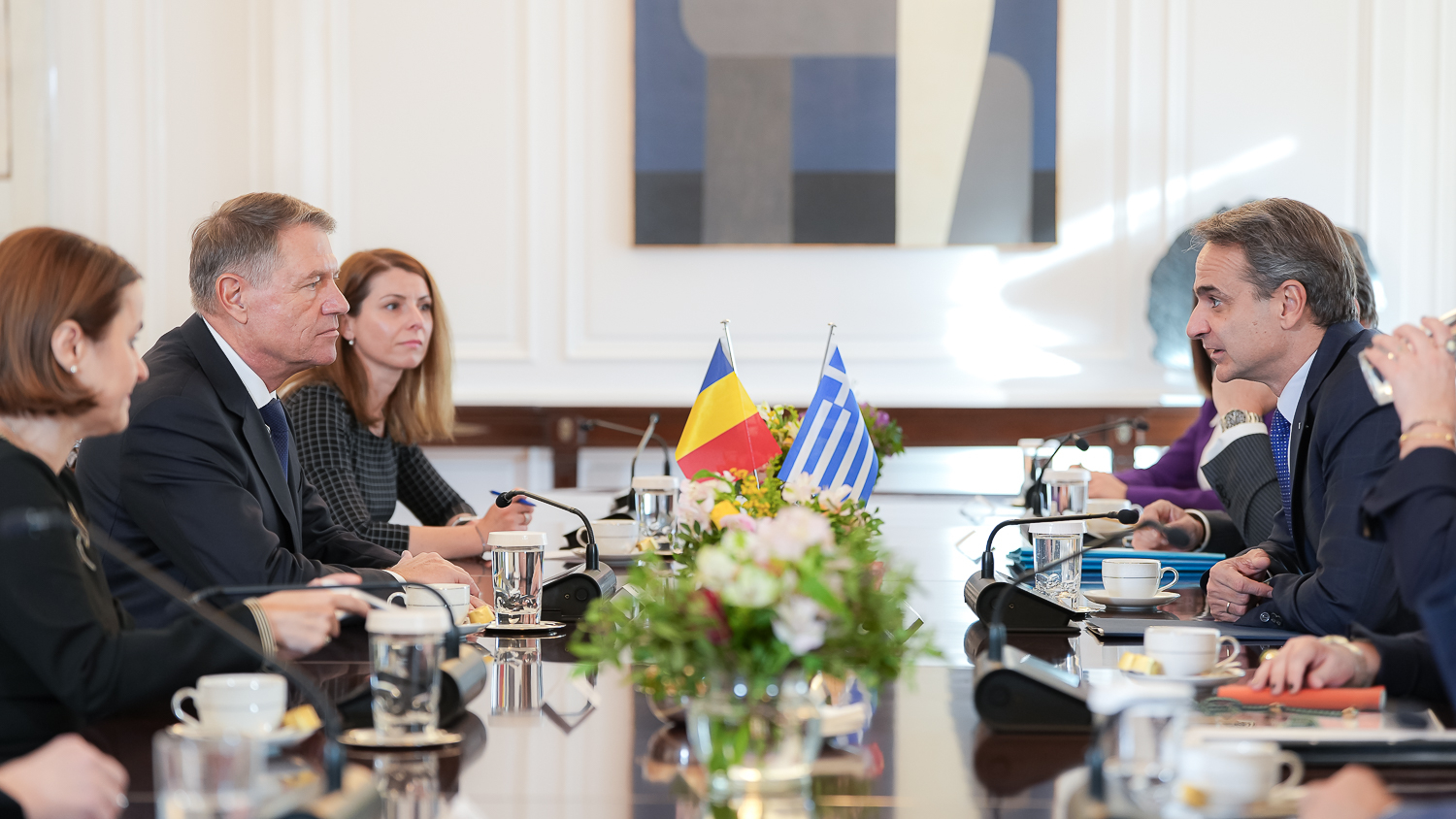 Iohannis și Mitsotakis au vorbit despre gazele ce vor ajunge în România și Moldova. Discuții și despre Schengen: Grecia susține România