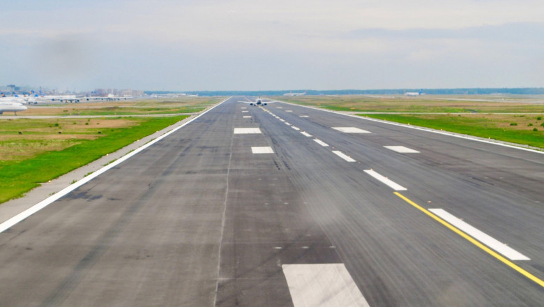 Frankfurt airport runway