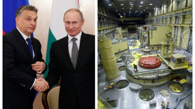 Viktor Orban și Vladimir Putin; centrala nucleară Paks
